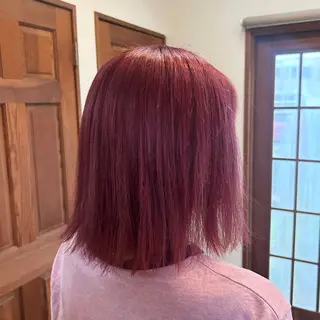 ミディアム 岡本 妃麗のヘアスタイル