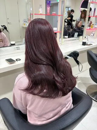 ミディアム カラー ヘアアレンジ 💟RINNA 艶カラー💟のヘアスタイル