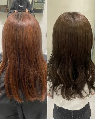 ロング 透明感×柔らかカラー ハイライト特化 彩野のヘアスタイル