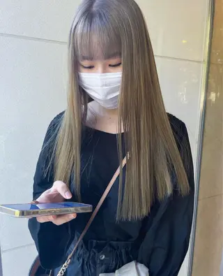 ロング ハイトーン/ 髪質改善/ヒロタリカのヘアスタイル