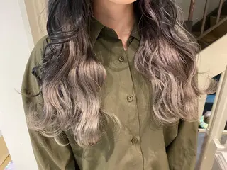 ロング カラー 🌈評価No.1🌈 艶髪カラー❌エクステのヘアスタイル