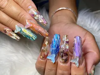 ロング P. nailのネイルデザイン