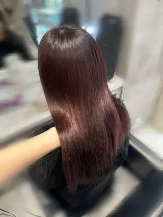 ロング カラー 🤍Ash 中目黒店 MISAKI‪‪🤍のヘアスタイル