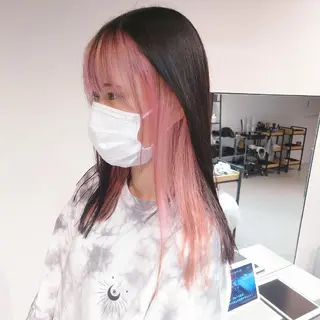 ロング カラー iss所属・メンズ/パーマ特化 /波巻き/林洋平のヘアスタイル