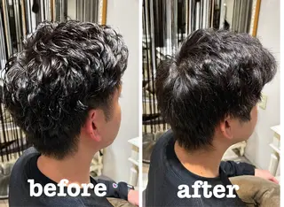 パーマ メンズ hair design Amitie所属・鳥山 空良のヘアスタイル