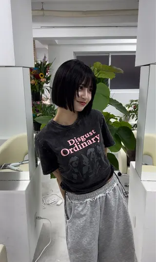 セミロング カラー パーマ ヘアアレンジ メンズ 🍀髪質改善 ケアカラーrootsのヘアスタイル