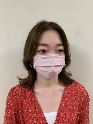 ミディアム カラー 似合わせヘア/ sayakaのヘアスタイル