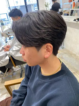 パーマ メンズ 🌴パーマオタク🌴 長谷川　諒佑🌈のヘアスタイル