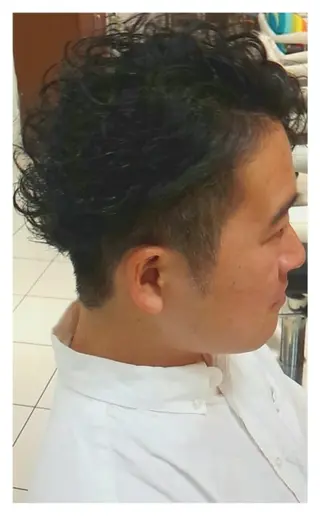 パーマ メンズ Ash 店長 木村 和人のヘアスタイル