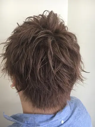 ショート カラー メンズ 永井 大希のヘアスタイル