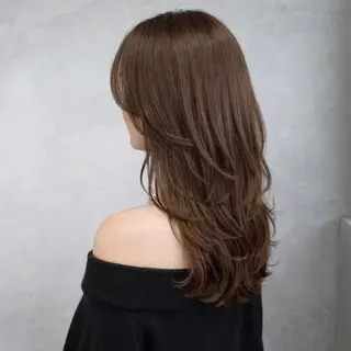ロング カラー 韓国ヘア/艶髪/レイ ヤー /ayumuのヘアスタイル