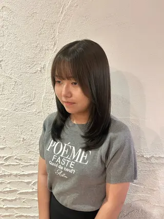 カラー 水口 琉那のヘアスタイル