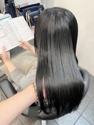 セミロング カラー グレージュ/髪質改善 Yamato.hのヘアスタイル