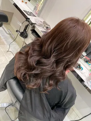 セミロング 岸 保奈美のヘアスタイル
