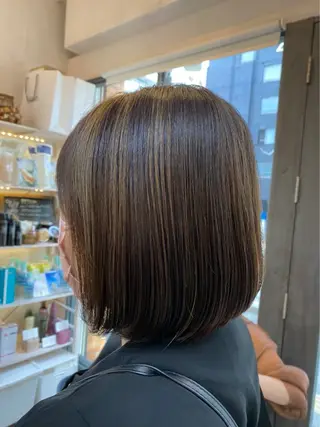 ミディアム カラー ヘアアレンジ 金子 明日香のヘアスタイル