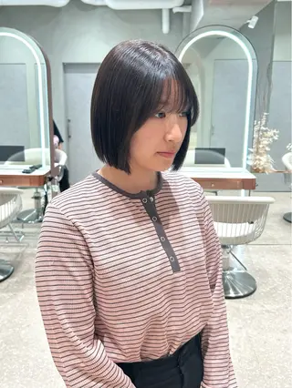 ショート カラー Luce横浜店所属・yuu 🪴 透明感 カラー/メンズパーマのヘアスタイル