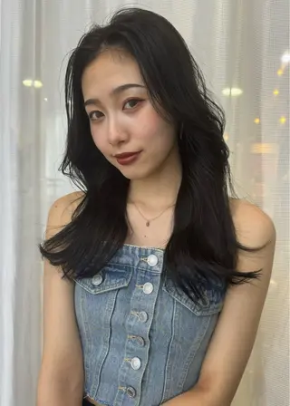 ミディアム カラー Pia/KIRIA /福岡美容室のヘアスタイル