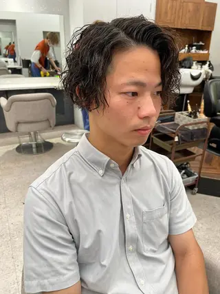 パーマ メンズ 🍐シャドウパーマ メンズ特化/守岡🍐のヘアスタイル