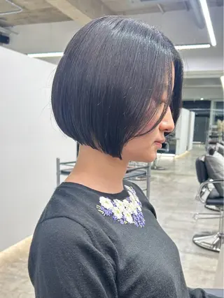 ミディアム an🦋ショートボブ 【蔵前】のヘアスタイル