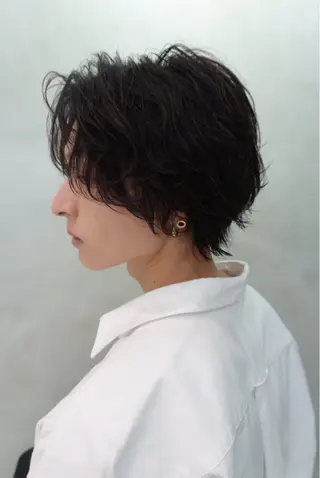 パーマ メンズ パーマ/カラー ブリーチ/廣田歩のヘアスタイル