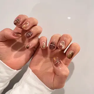 ネイル 黒葛原 めぐみのネイルデザイン