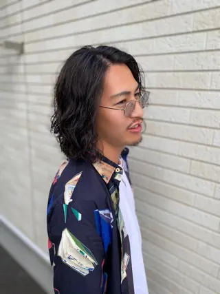 ミディアム パーマ メンズ 安住 千明のマツエク・マツパデザイン