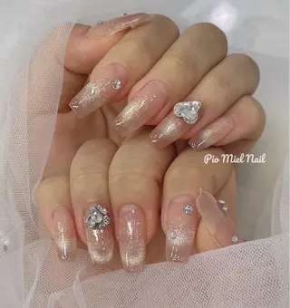 ネイル HANA 長さだしのネイルデザイン