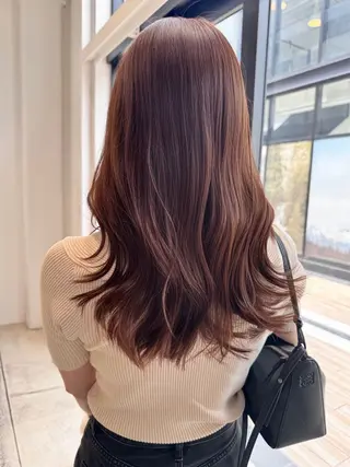 セミロング 透明感カラー/ mizukiのヘアスタイル