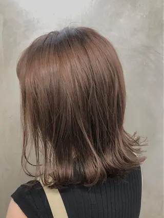 ショート カラー 透明感カラー❄️要 半個室×マンツーマンのヘアスタイル