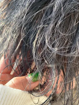 カラー 【センターパート/ マッシュ】ryokaのヘアスタイル