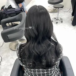 ミディアム MOE 福岡韓国ヘア✧︎のヘアスタイル