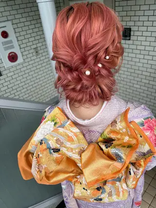 ヘアアレンジ 大人可愛いヘアメイク 💋🧚‍♀️しずかのヘアスタイル