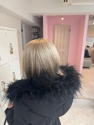 ミディアム ブリーチカラー✨ じょあ☆のヘアスタイル