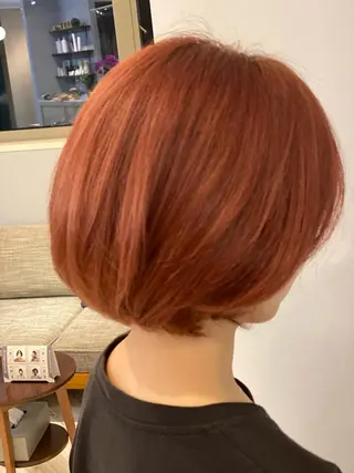 ショート 透明感カラー✨ 酸性ストレート特化のヘアスタイル