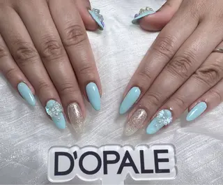 ネイル D‘OPALEサロン所属・長さ出し専門店 上野kkのネイルデザイン