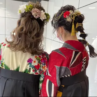 💖デザインカラー/ タダ ハナカ💖のヘアスタイル