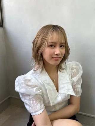 カラー 🌟艶髪ブリーチ髪質 改善🌟shunmaのヘアスタイル