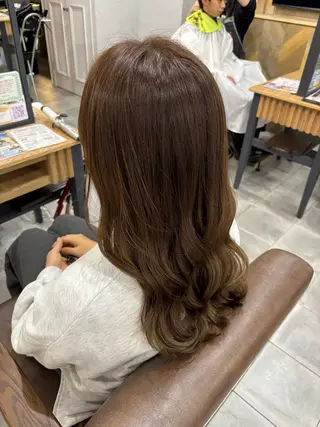 ロング カラー ❄️中野侑香❄️ ハイライト/ブリーチのヘアスタイル