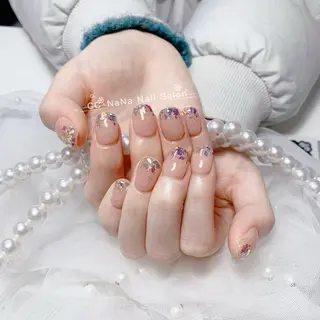 ネイル 💎CC・NaNa 韓国風ネイル🌙Cのネイルデザイン