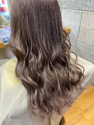 ロング カラー ヘアアレンジ 久米 治仁のヘアスタイル