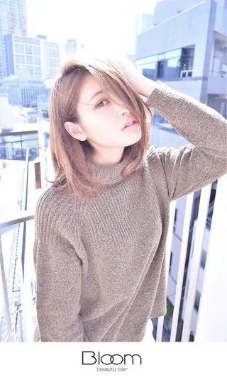 セミロング Bloom beauty bar所属・小西 弘之［セミナー講師］のヘアスタイル