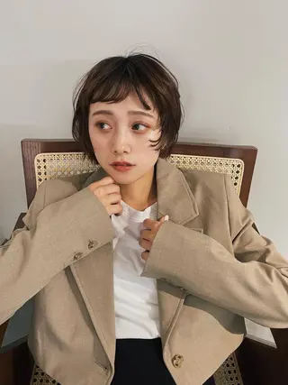 ショート 加藤 悠真のヘアスタイル