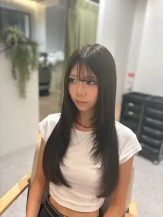 ロング カラー cut/eye 💖aika💖のヘアスタイル