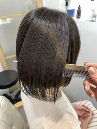 ミディアム NAVY/ Miharuのヘアスタイル