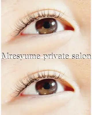 マツエク・マツパ Mresyume MAYUのマツエク・マツパデザイン