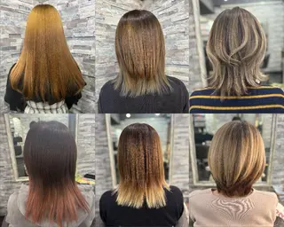 セミロング カラー V.S.O.P（ヴィソップ）所属・大通り1番出口1分 髪質改善ヴィソップのヘアスタイル