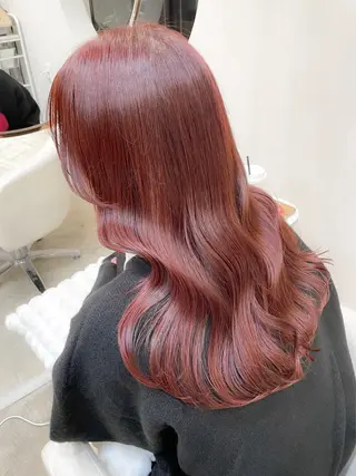 ロング カラー ブリーチ無し透明感 カラー🎀rencaのヘアスタイル
