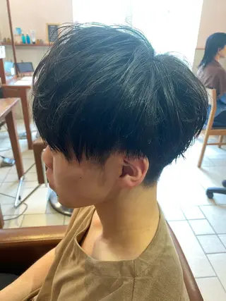 ショート カラー パーマ ヘアアレンジ メンズ メンズパーマの巨匠 鈴木純のヘアスタイル