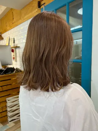 セミロング カラー KANA/ボブ/ インナーカラー/艶髪のヘアスタイル