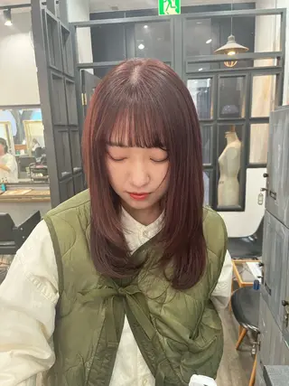 カラー 🖤西嶋　桃花🖤 エクステ/レイヤーのヘアスタイル